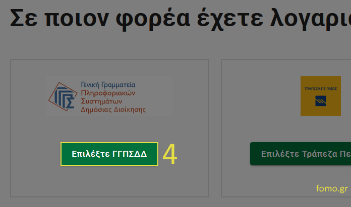Διαδικασία εισόδου ηλεκτρονικής προσωπικής θυρίδας πολίτη στο Gov.gr